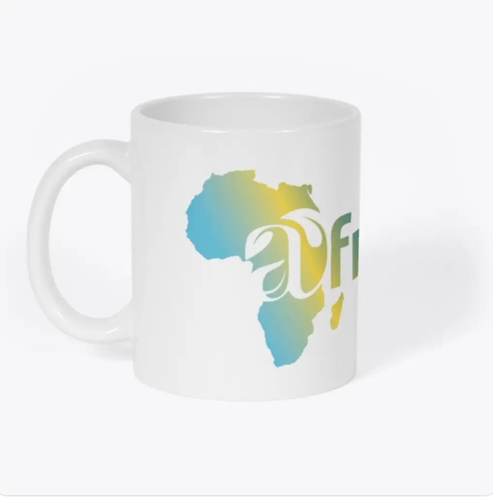 AfriThrive coffee mug gift that helps fund mobile food distribution across Maryland