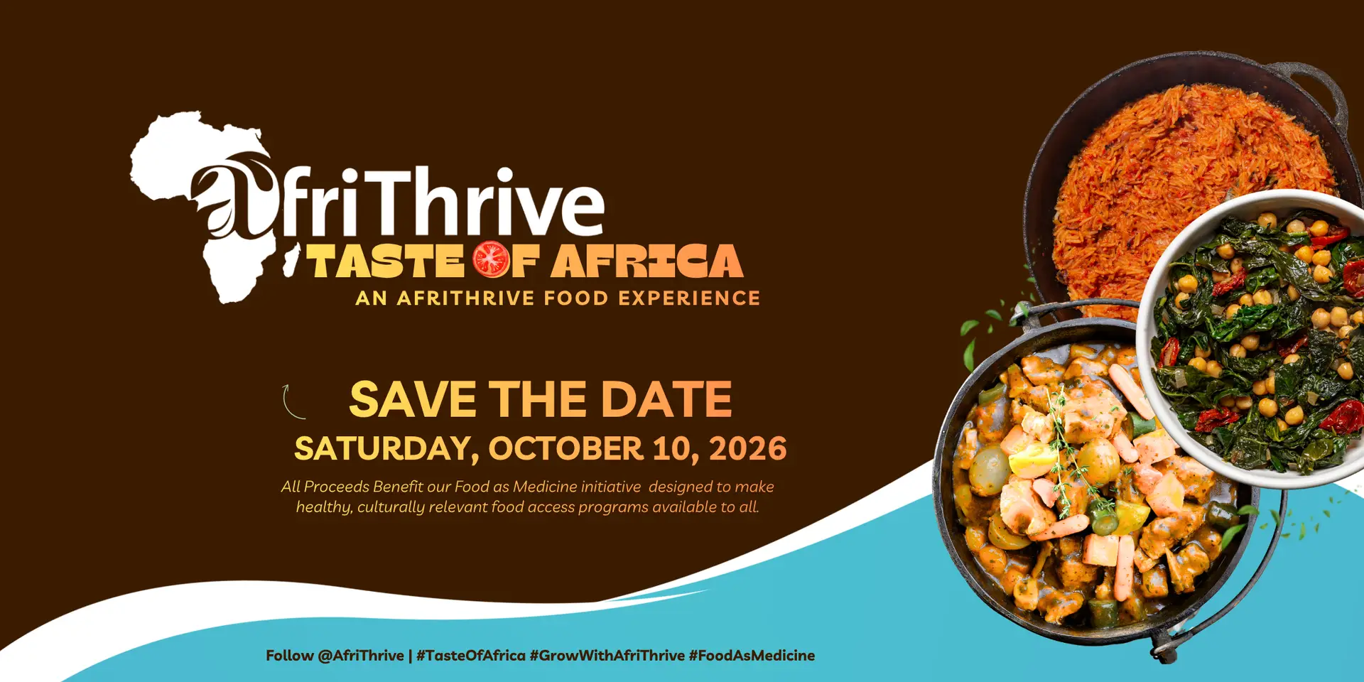 That's the taste of africa event flyer